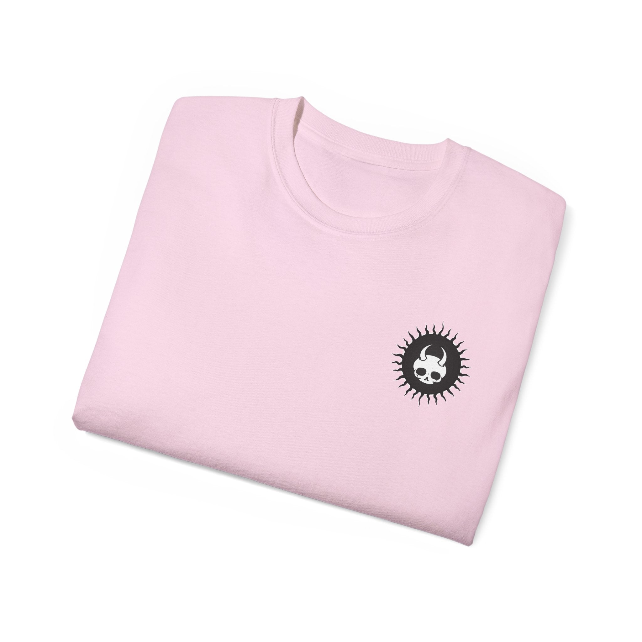 Reverse Exorcism - Unisex Cotton Tee (Back) - Damned Threads